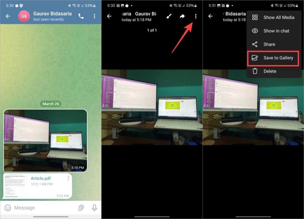 电报下载记录文件夹路径