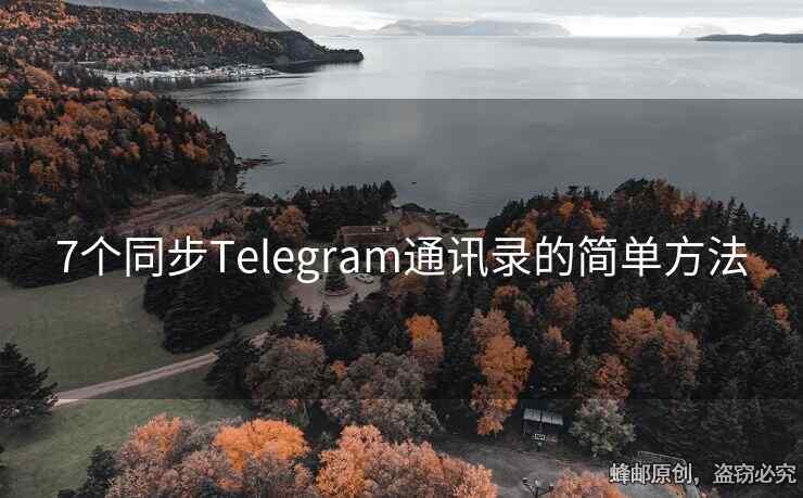 Telegram通訊錄導入完整指南